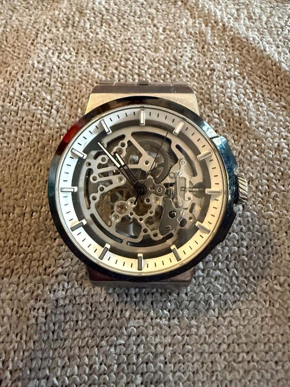Kenneth Cole New York Automatic Skeleton Stainless Steel Men's Watch